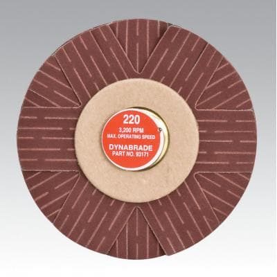 4" 220 Grit Spindle-Mount Sanding Stars