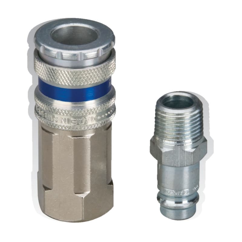 3/8" Female Coupler with 3/8" Male Plug Assembly