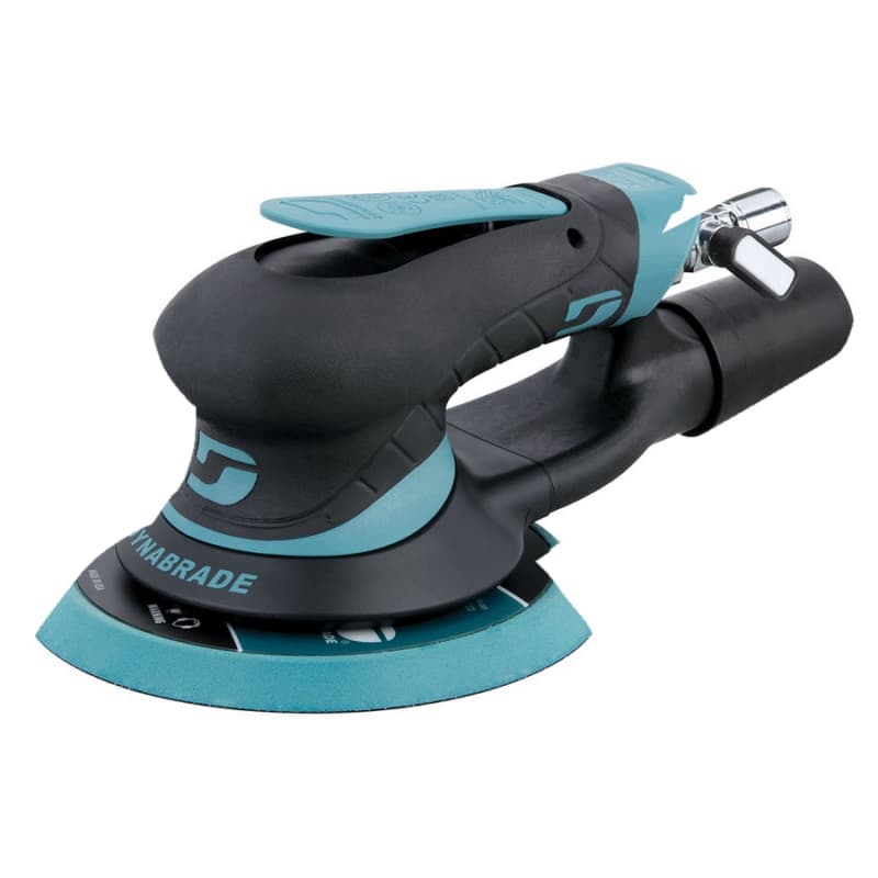 6" Dynorbital Extreme Random Orbital Sander with Speed Regulator, 3/16" Orbit Central Vacuum with 6-Hole Hook & Loop Pad