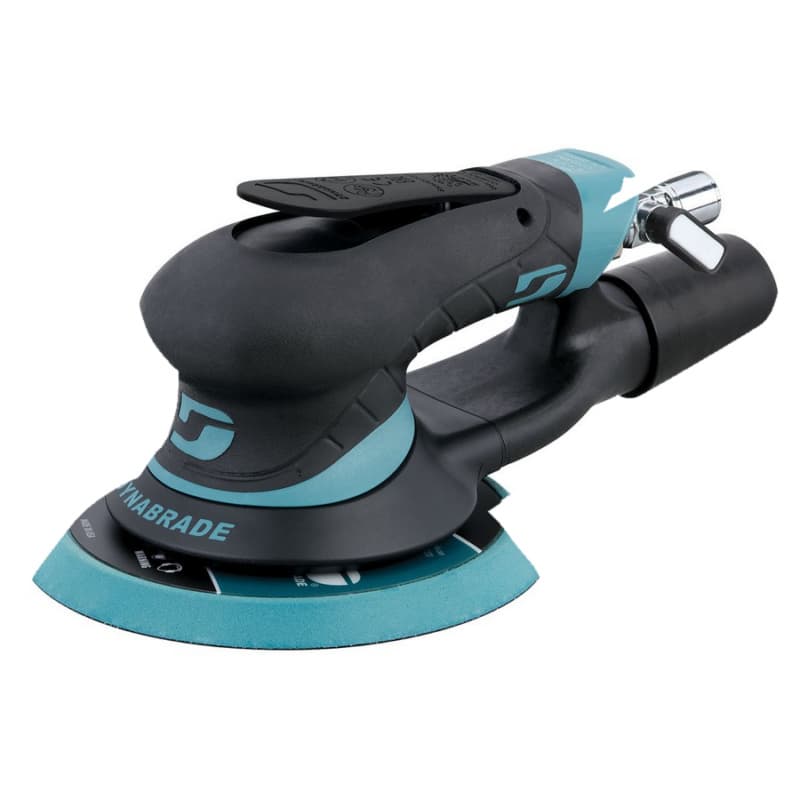 6" Dynorbital Extreme Random Orbital Sander with Speed Regulator, 3/32" Orbit Central Vacuum with 6-Hole Hook & Loop Pad
