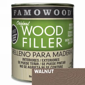 Famowood® Wood Filler, Solvent-Based, 46 oz, Walnut