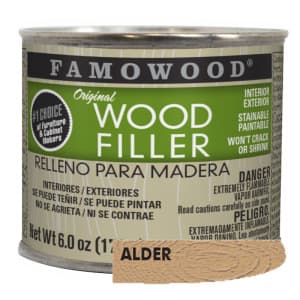 Famowood® Wood Filler, Solvent-Based, 6 oz, Alder