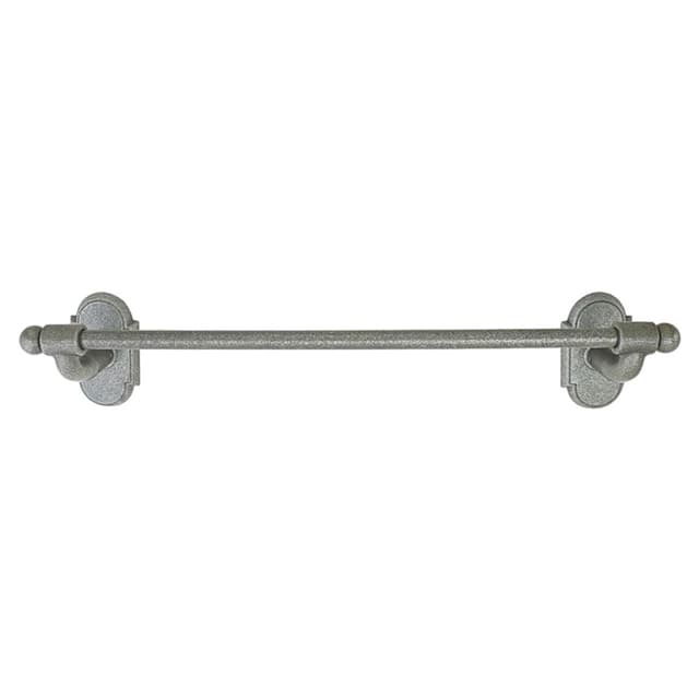 12" Wrought Towel Bar, Satin Steel