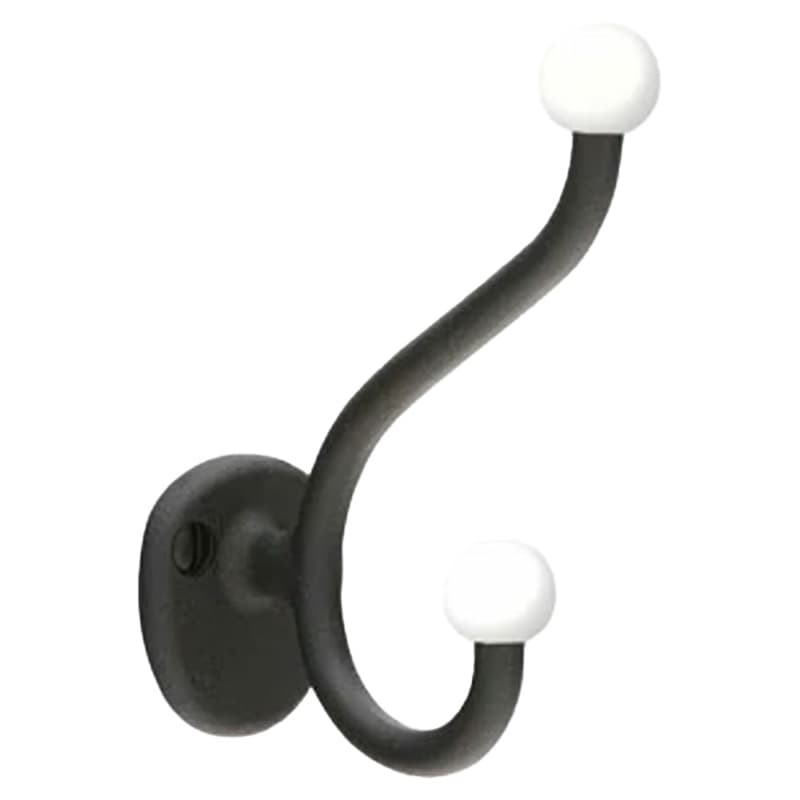 3-13/16" Wrought Robe Hook, Satin Steel
