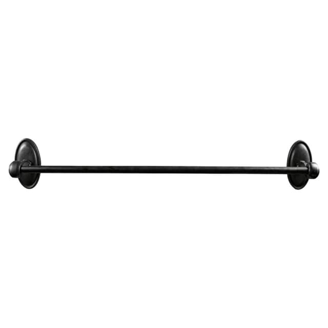 18" Tuscany Bronze #15 Rosette Towel Bar, Medium Bronze