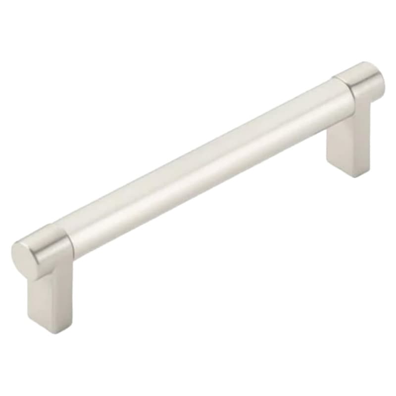 5" Select Rectangular Stem Smooth Cabinet Pull, Oil Rubbed Bronze/Satin Nickel