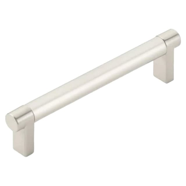 5" Select Rectangular Stem Smooth Cabinet Pull, Oil Rubbed Bronze/Satin Nickel