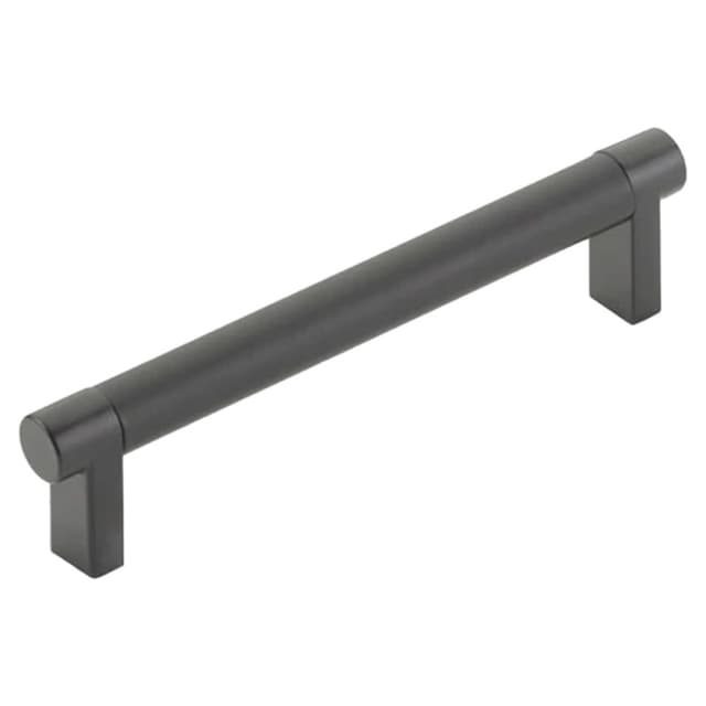 5" Select Rectangular Stem Smooth Cabinet Pull, Oil Rubbed Bronze/Flat Black