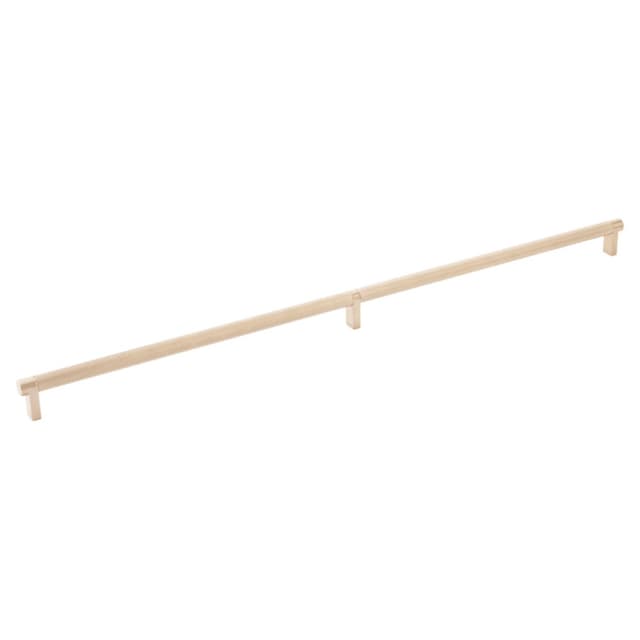 8" Select Rectangular Stem Knurled Cabinet Pull, Satin Copper/Satin Copper