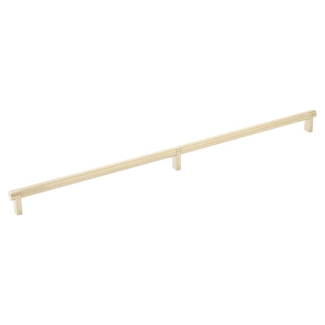 8" Select Rectangular Stem Knurled Cabinet Pull, Satin Brass/Satin Copper