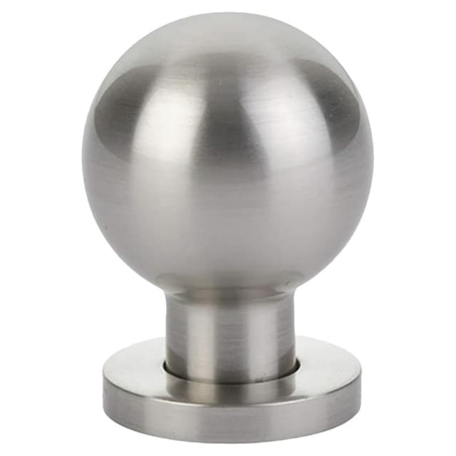1-1/8" Globe Cabinet Knob, Unlacquered Brass
