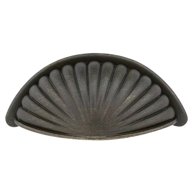 4" Tuscany Fluted Bin Cup Pull, Medium Bronze