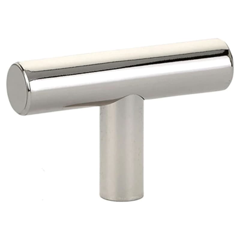 2" Bar Cabinet T-Knob, Unlacquered Brass