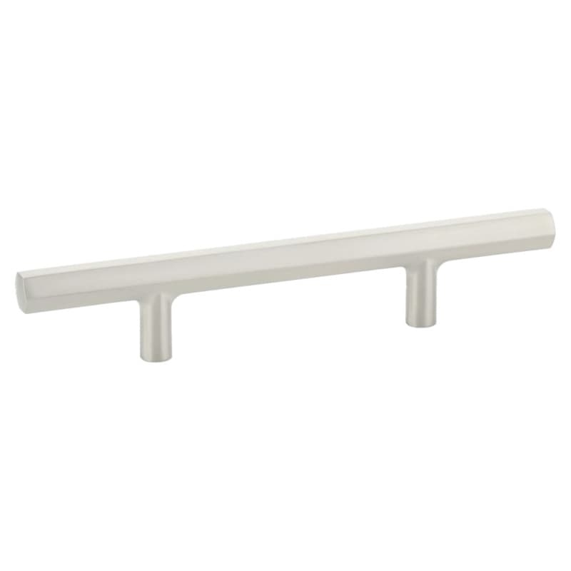 3-1/2" Mod Hex Extended Cabinet Pull, Flat Black