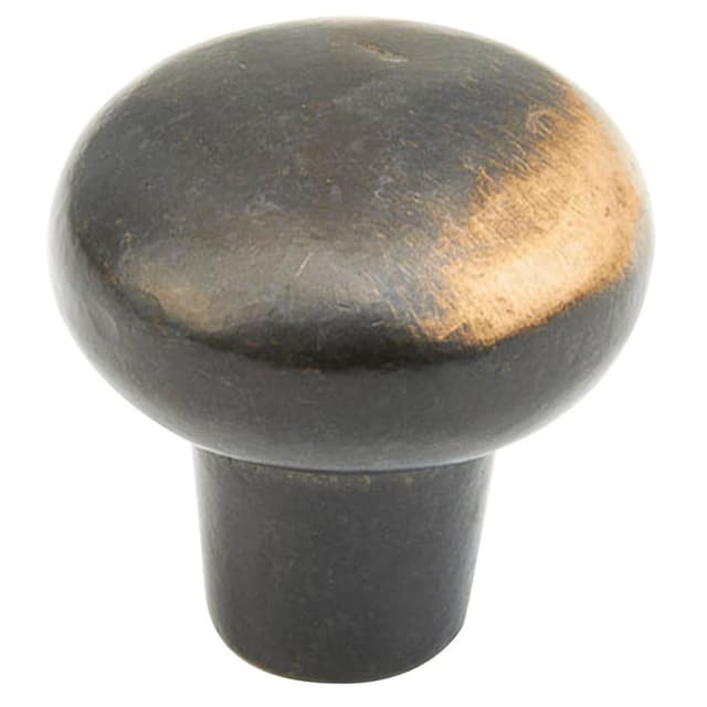 1-1/4" Mountain Mushroom Knob, Antique Bronze