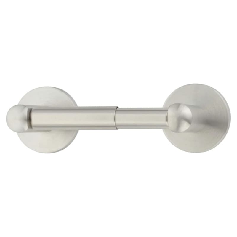 6-3/16" Square Rosette Spring Rod Paper Holder, Stainless Steel