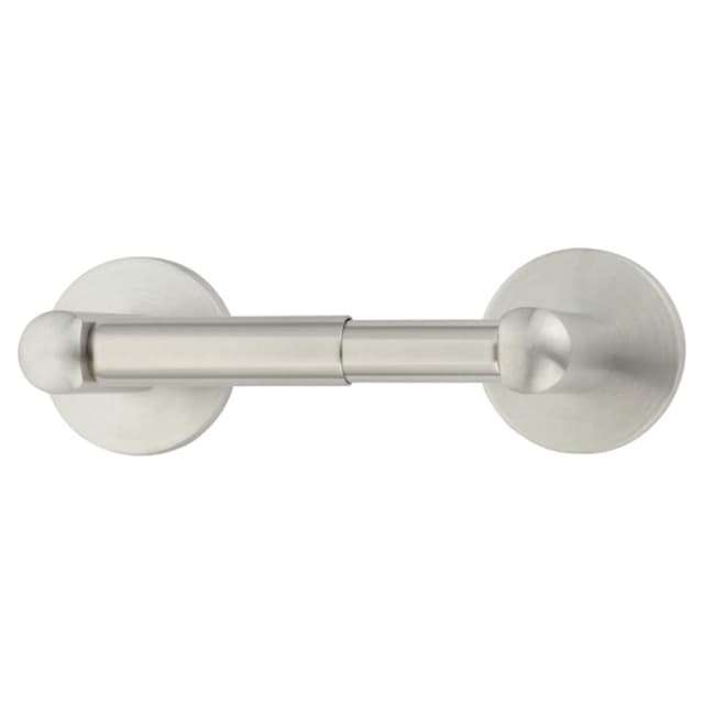 6-3/16" Square Rosette Spring Rod Paper Holder, Stainless Steel