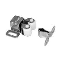 5041 Double Roller Catch with Strike Plate/Screws, Zinc Plated