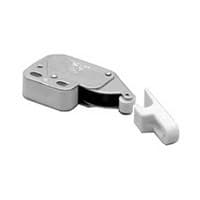 505 Mini Non-Magnetic Push/Touch Latch, Nickel Plated