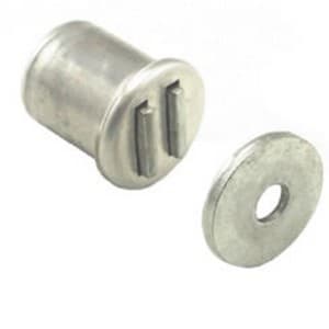 600 Round Magnetic Catch, Aluminum