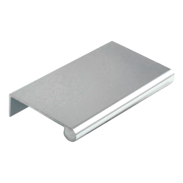 2" Edge Pull, Satin Clear Anodized