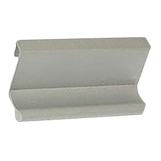 2-3/4" Sliding Door Pull, Satin Clear Anodized