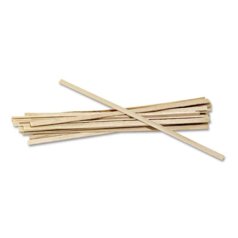 5-1/2" Birchwood Coffee Stirrer (10000/Case)