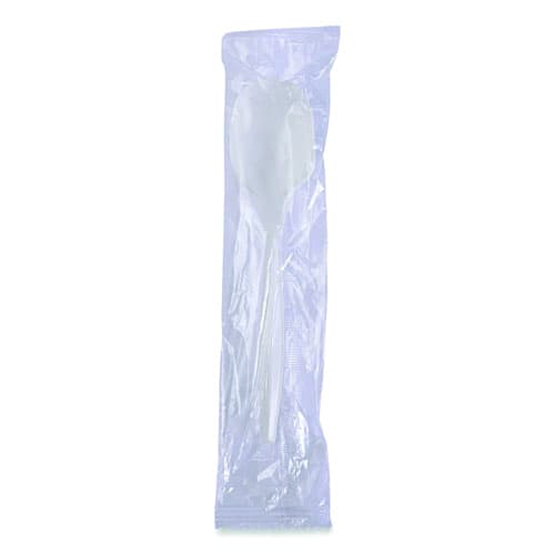 Individually Wrapped Medium Weight Spoon, White (1000/Box)