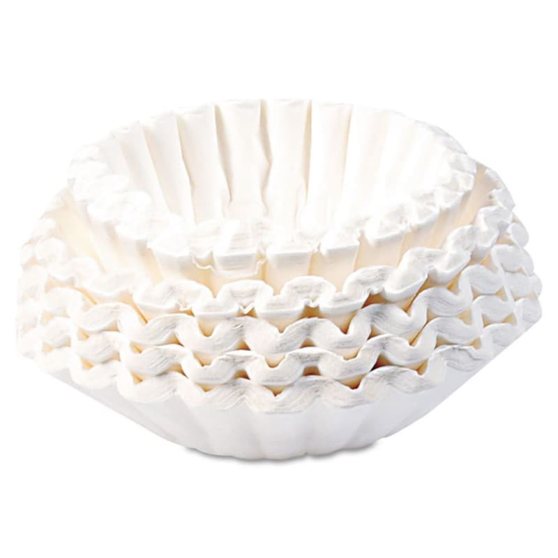 Bunn Flat Bottom Commercial Coffee Filter with 12 Cup Coffee Maker (2 Bag/Box)