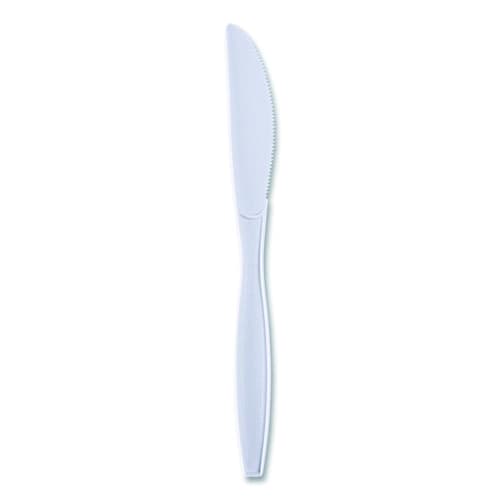 Boardwalk Heavyweight Wrapped Polypropylene Cutlery Knife, White (1000/Box)