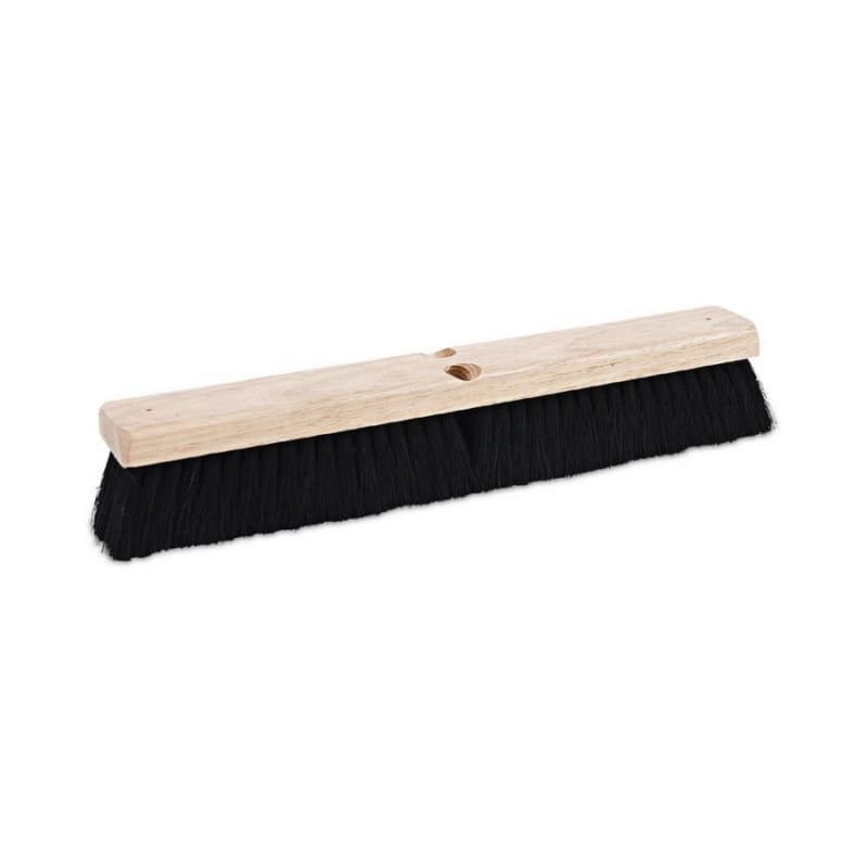 Boardwalk 24" x 2-1/2" Floor Brush Head with Tampico Fiber Bristles, Black
