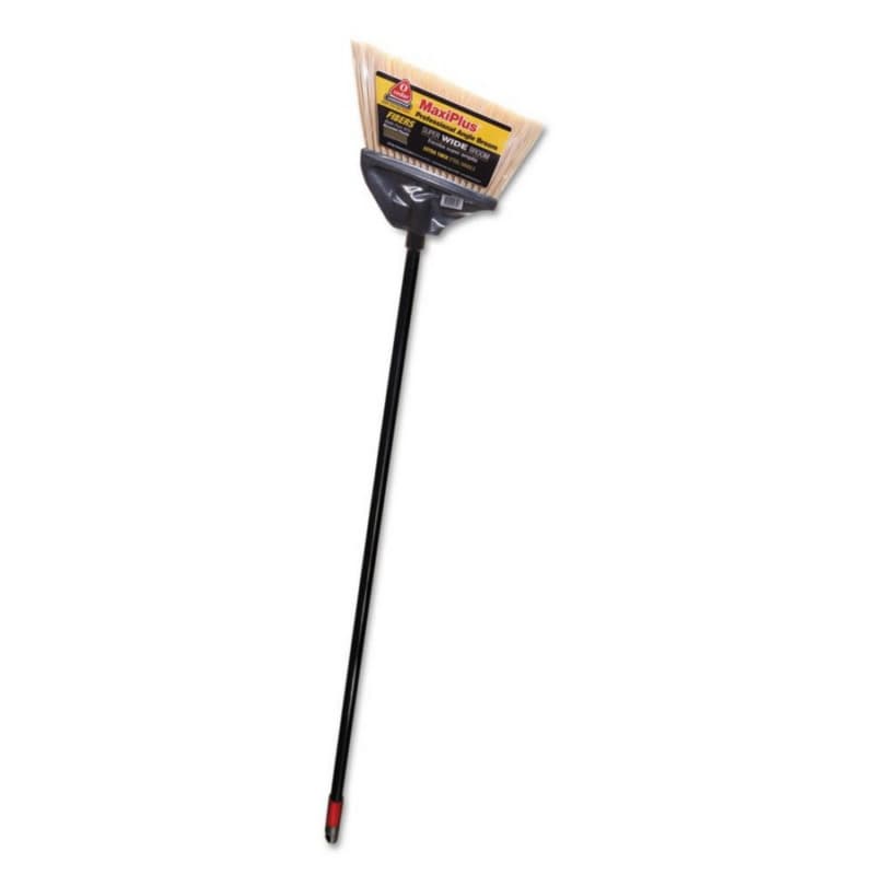 O-Cedar 51" Professional Angle Broom with Handle, Black