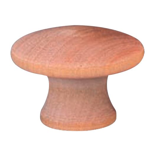 1-1/4" Mushroom Knob, Birch
