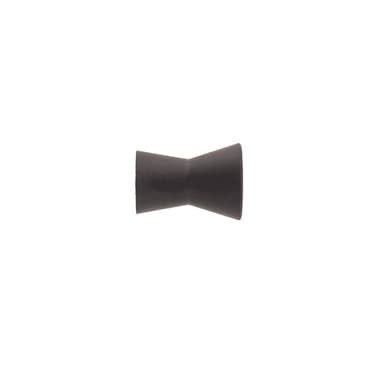 23mm Round Knob, Black