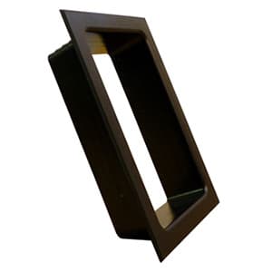 Double Electric Trim Ring, Black