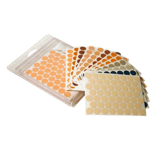 2-1/4" Fastpad Cover Cap, White, PVC, Box of 20