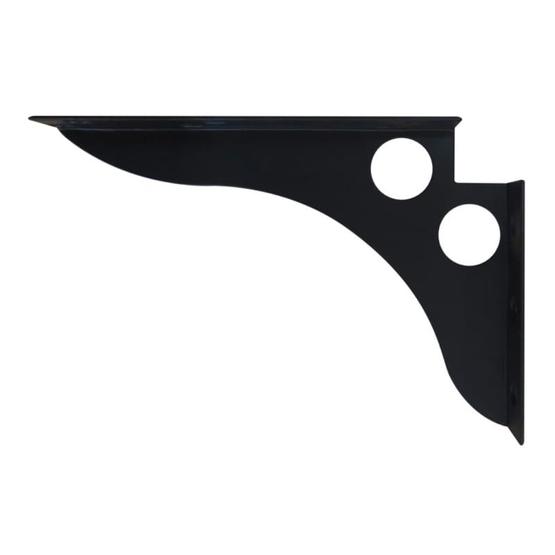 21" x 24" SpeedBrace Shelf Bracket, Black Finish