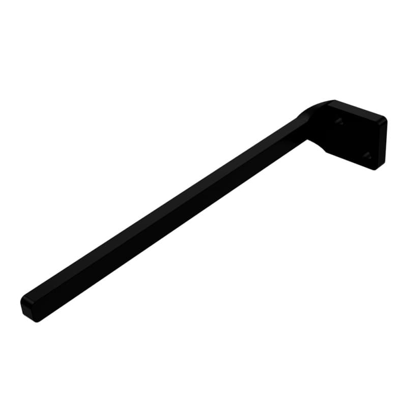 1-5/8" x 7" Floating Shelf Support Bracket, Black