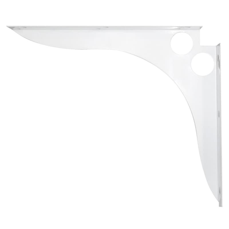 15" x 18" SpeedBrace Shelf Bracket, White Finish