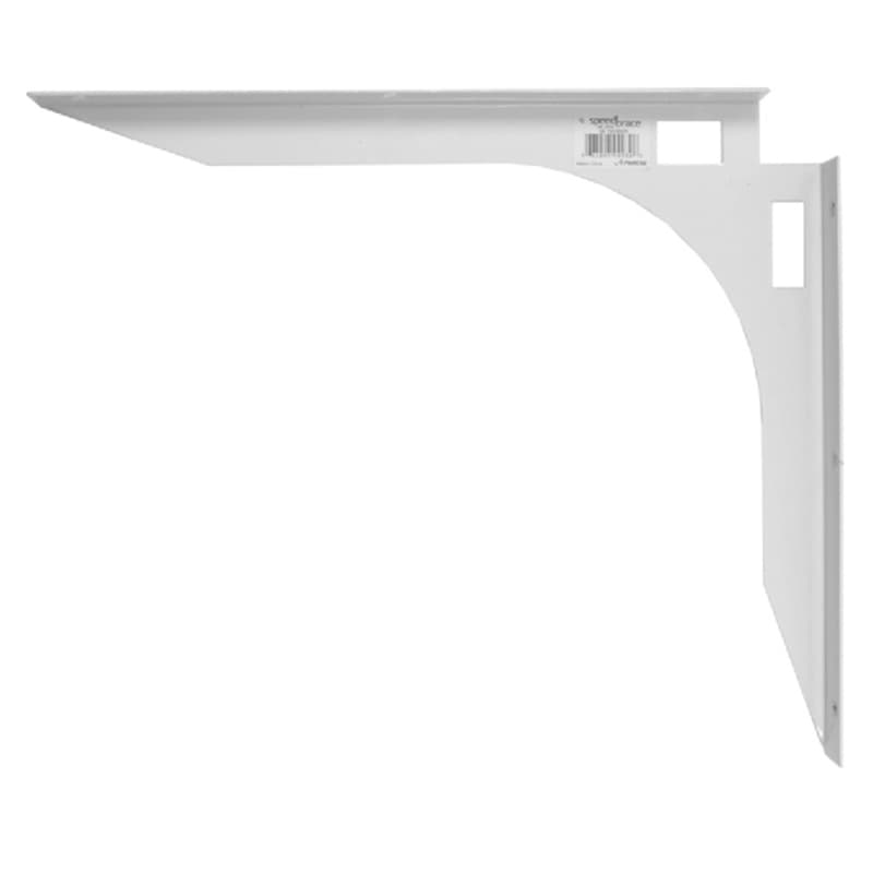 5" x 8" SpeedBrace Shelf Bracket, White Finish