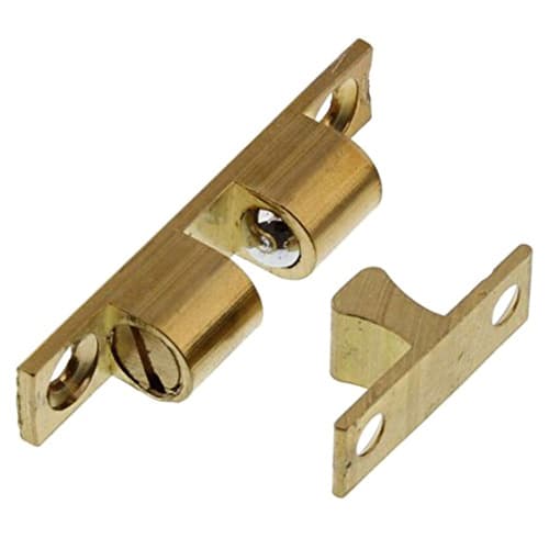 511 1-1/4" Tension Ball Catch, Solid Brass