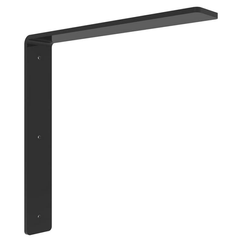 18" x 18" Freedom Hidden Countertop Bracket, Black Finish