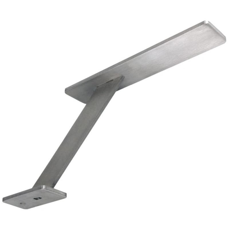 2" x 10" Enterprise Counter Mounted Support Bracket, Stainless Steel Finish