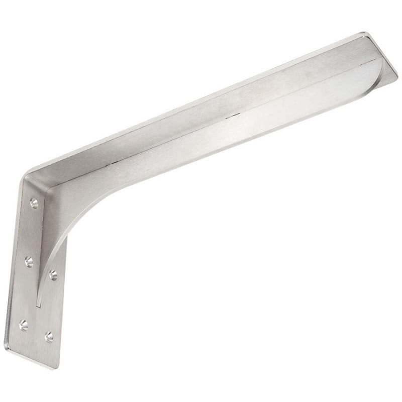 3" x 10" Sutherland Bench Bracket, Stainless Steel Finish