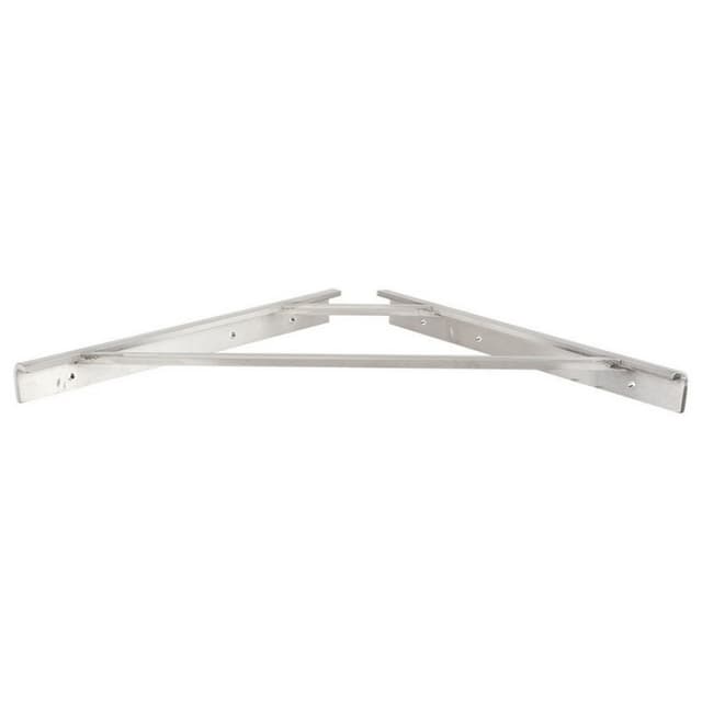 1/2" x 16" Cascata Shower Bench Bracket, Stainless Steel Finish