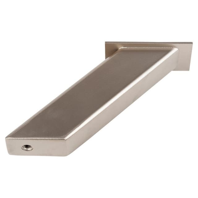 2" x 4" Noda Countertop Post Support, Steel Mist Finish
