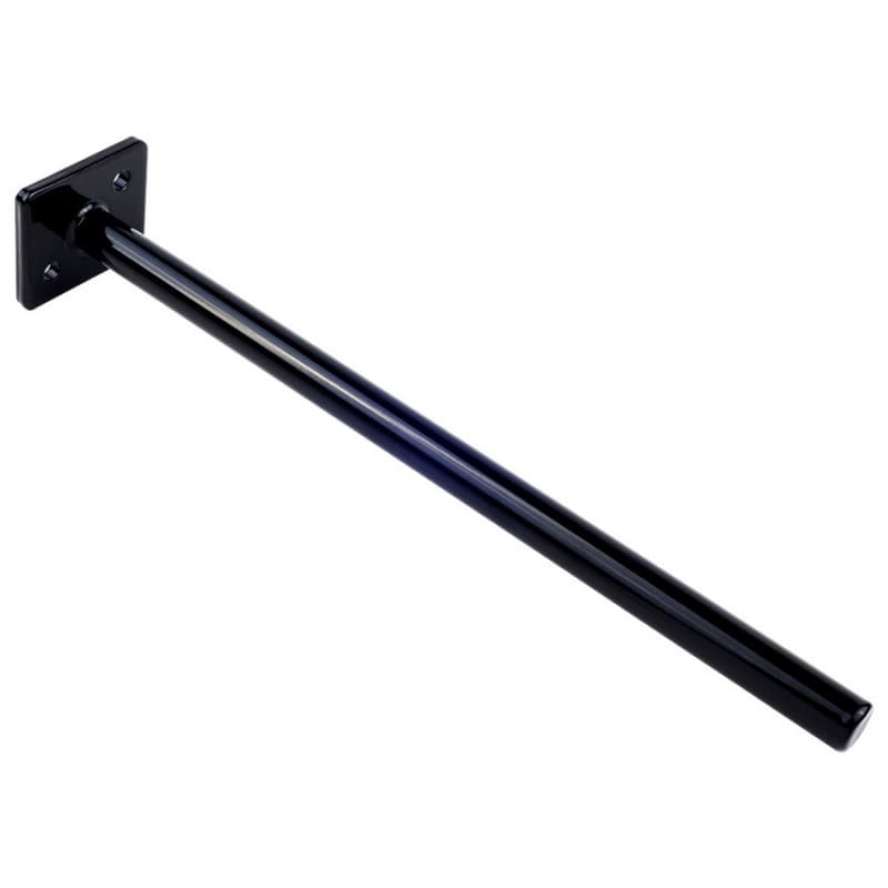 1-3/4" x 10" Floating Shelf Support Rod, Black Finish