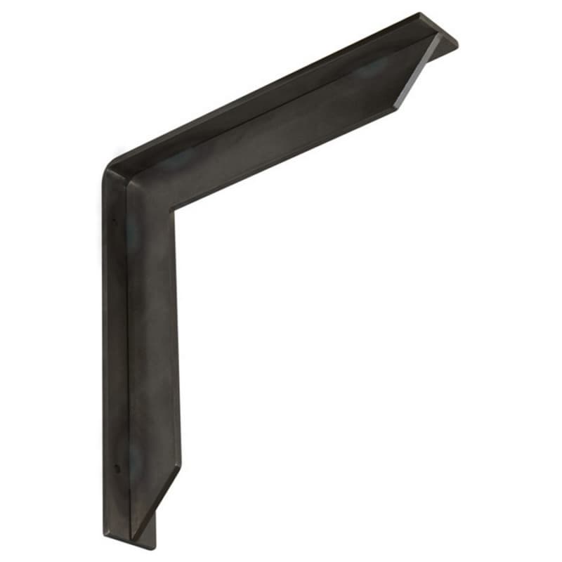 2" x 14" Streamline Countertop Bracket, Steel Finish