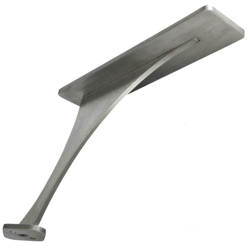 2" x 10" Foremont Counter Mount Support, Brushed Stainless