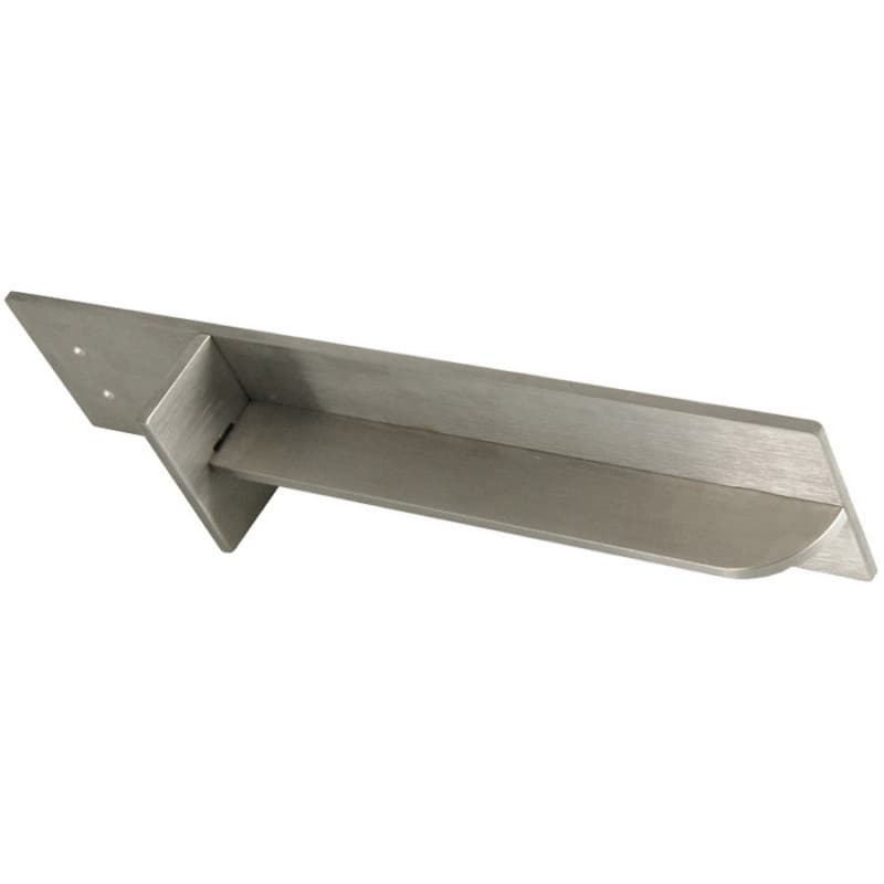 8" x 2" Carrier Granite Countertop Bracket, Stainless Steel Finish